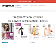 Tablet Screenshot of orioffice.pl